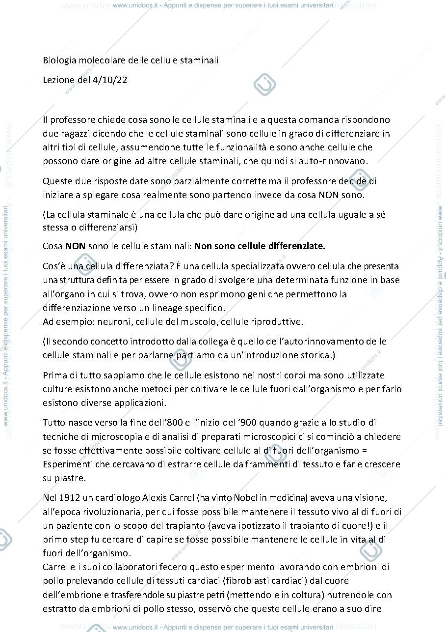 Anteprima pagina 1 — LEZIONE 1