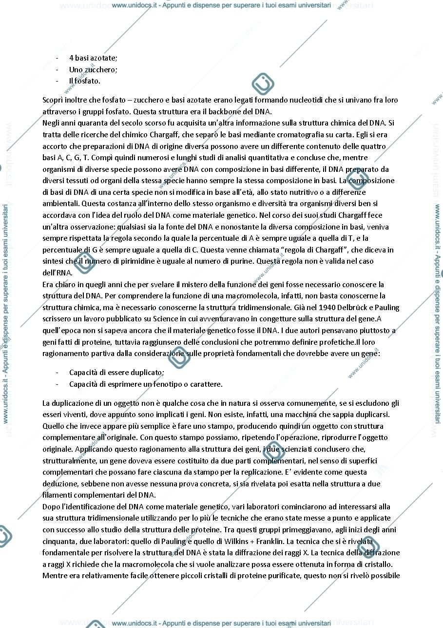 Anteprima pagina 4 — Biologia Molecolare - Prof Soriano
