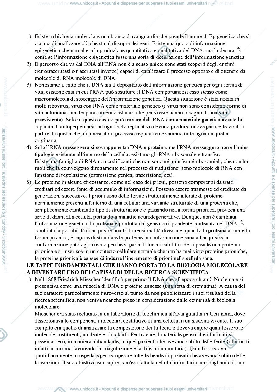 Anteprima pagina 2 — Biologia molecolare