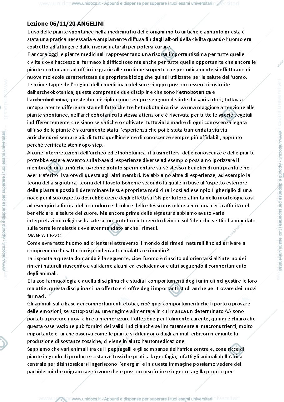 Anteprima pagina 1 — Biologia vegetale applicata