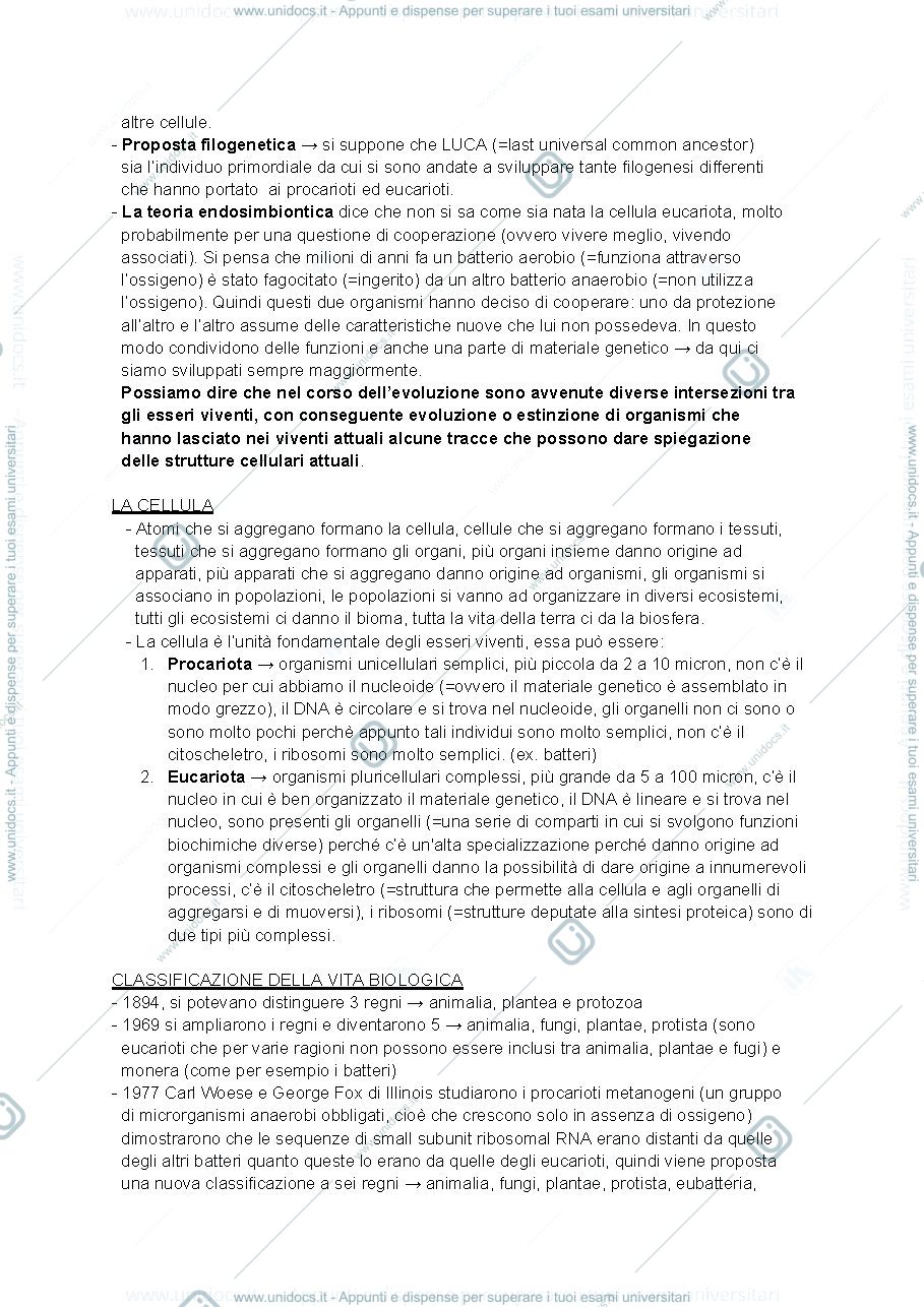 Anteprima pagina 4 — Appunti biologia vegetale 