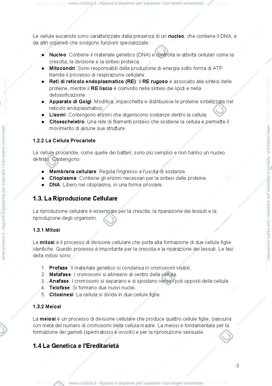 Anteprima pagina 3 — BIOLOGIA