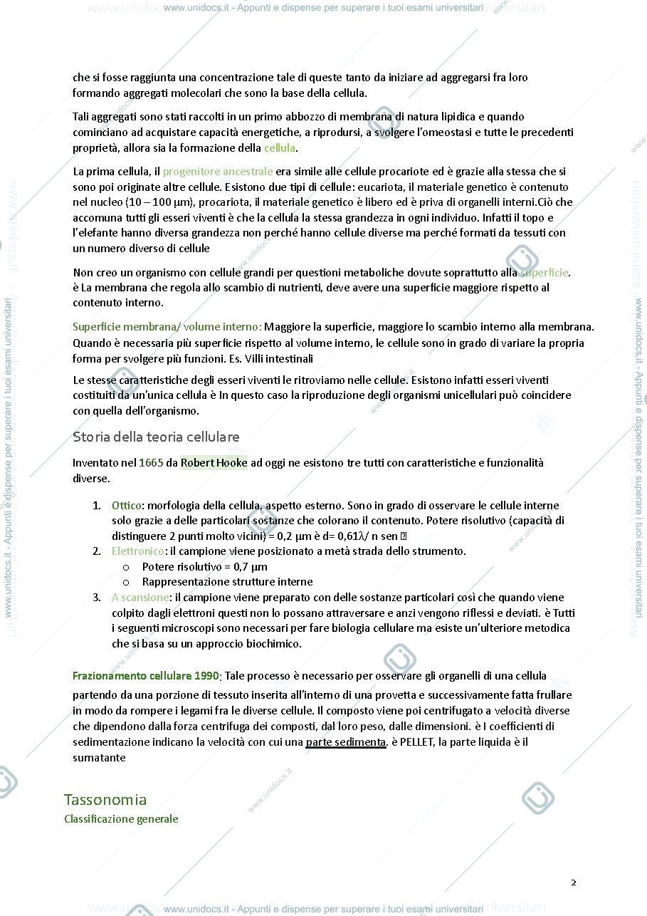 Anteprima pagina 2 — Biologia cellulare e vegetale