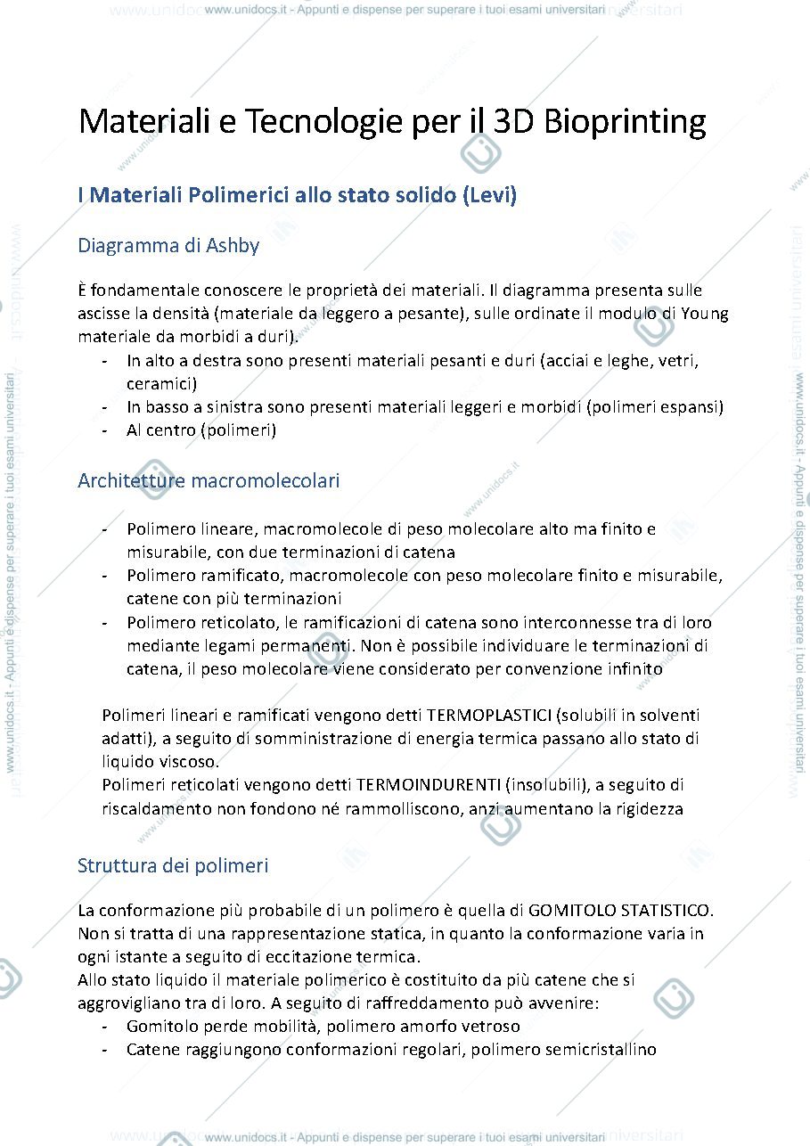 Anteprima pagina 1 — riassunto