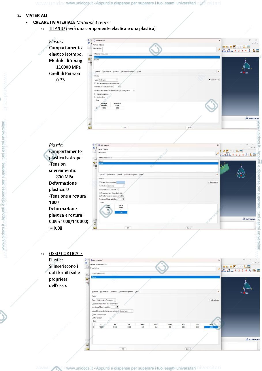 Anteprima pagina 2 — Esercitazione abaqus carniel
