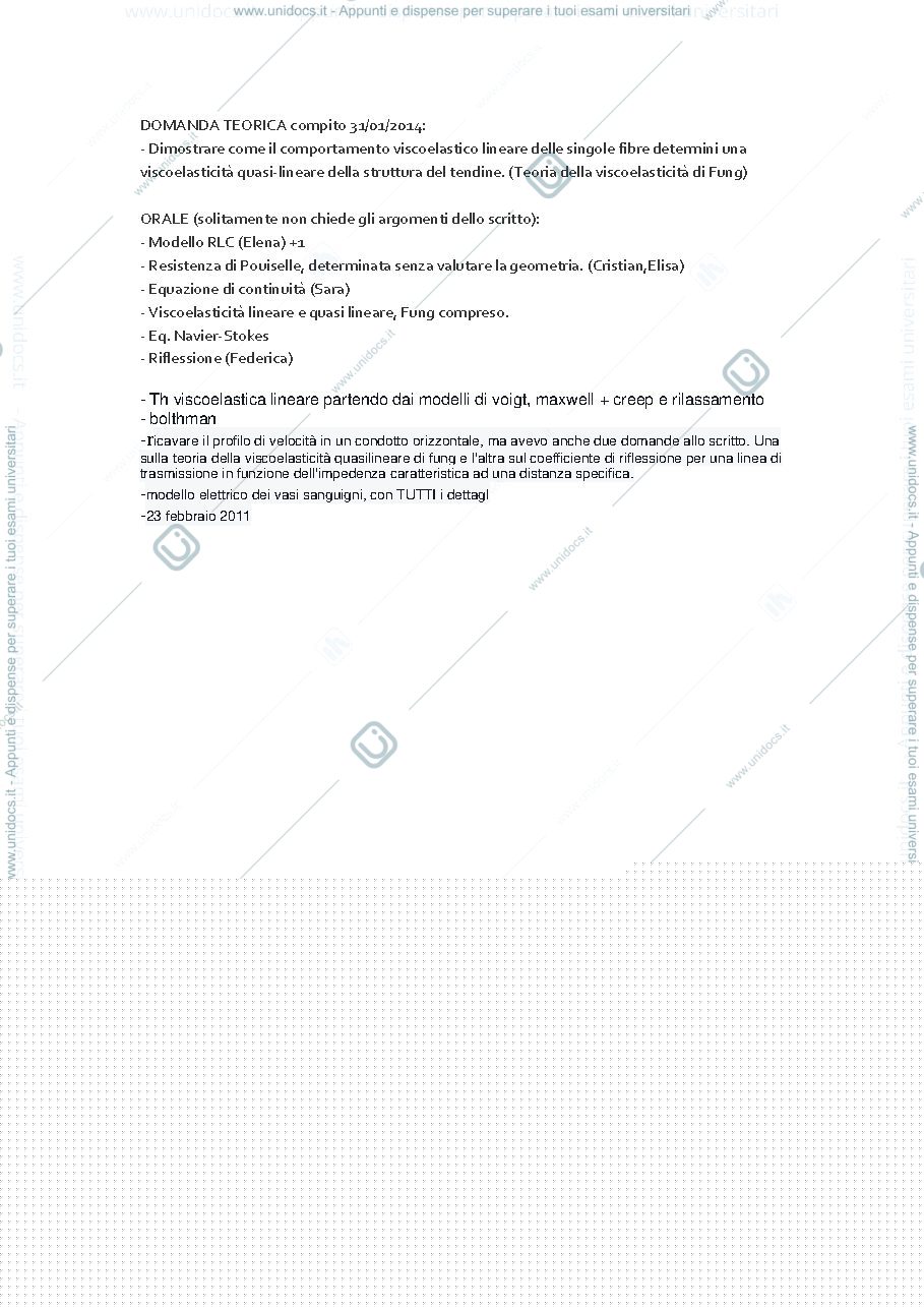 Anteprima pagina 1 — domande esame