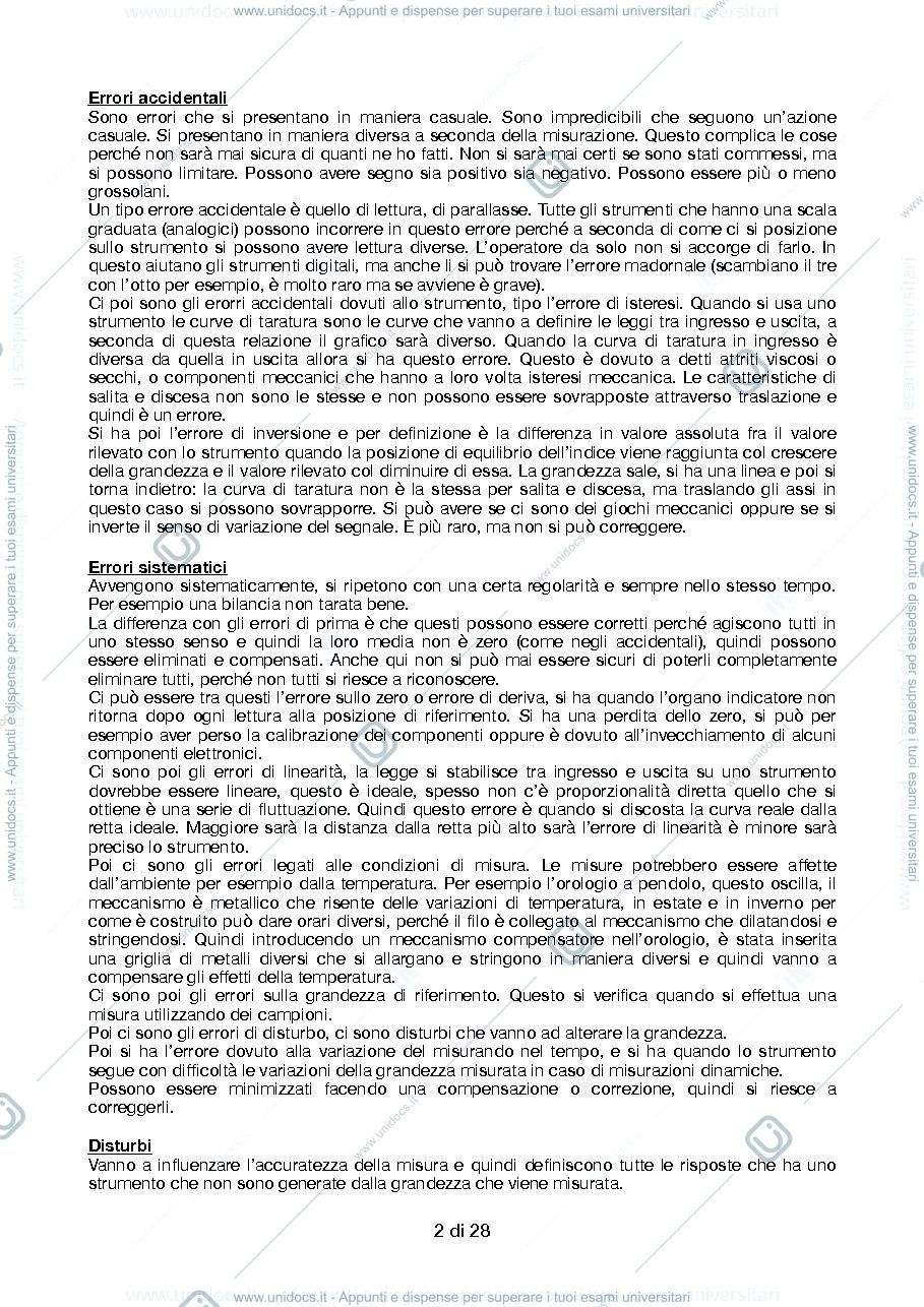Anteprima pagina 2 — Appunti biomeccanica sperimentale 
