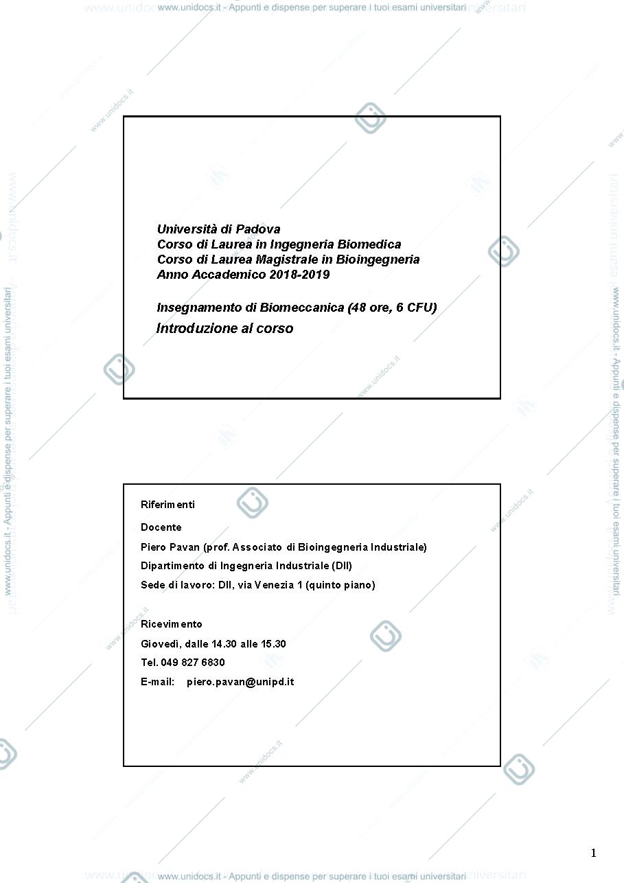 Anteprima pagina 1 — Dispense_Biomeccanica
