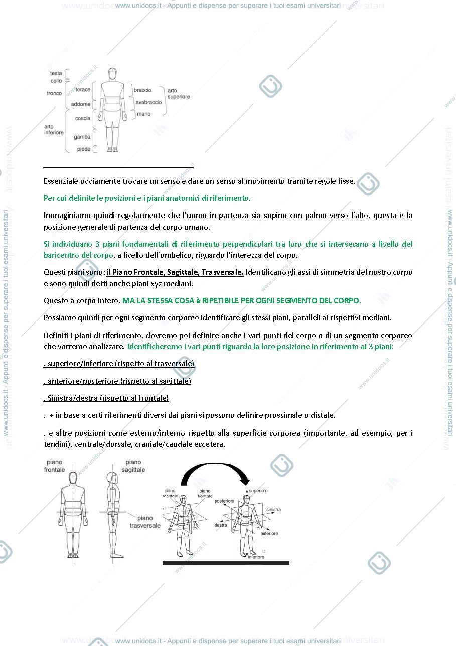 Anteprima pagina 3 — Biomeccanica Appunti Prof. Piaggi