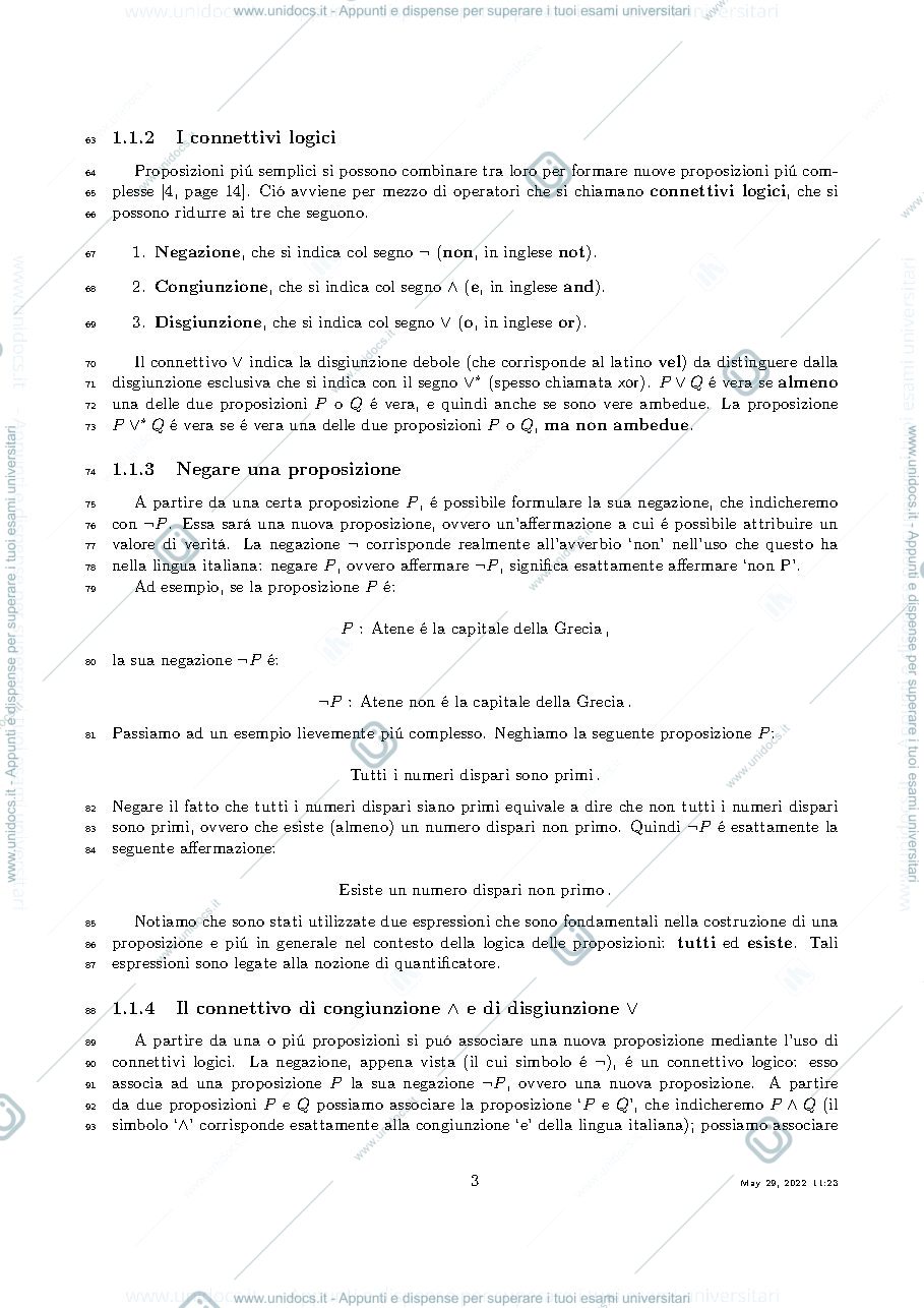Anteprima pagina 3 — Lect1-Logica - Elementi di logica, teoria degli insiemi e teoria dei numeri con esercizi, utili