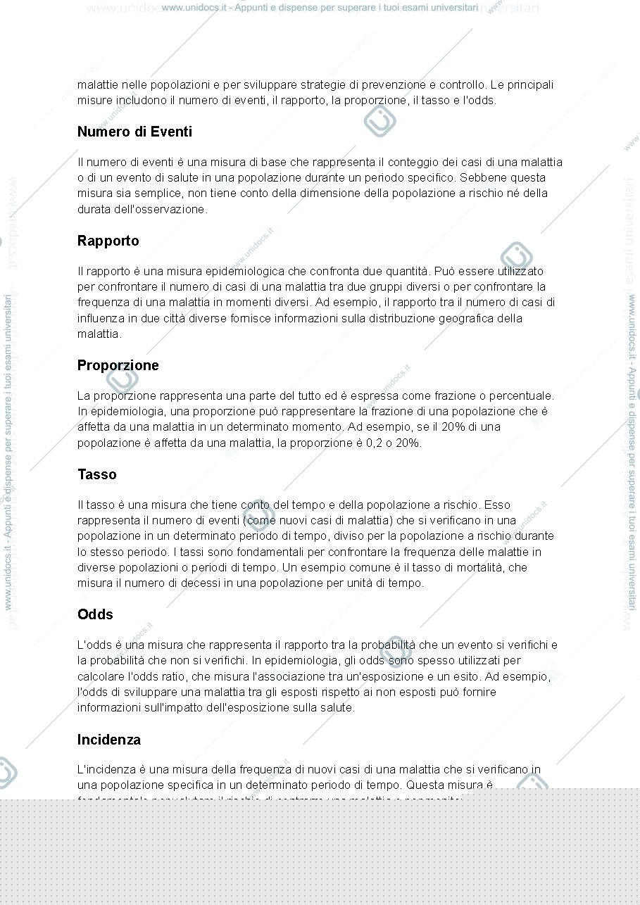 Anteprima pagina 4 — Riassunti di Biometria