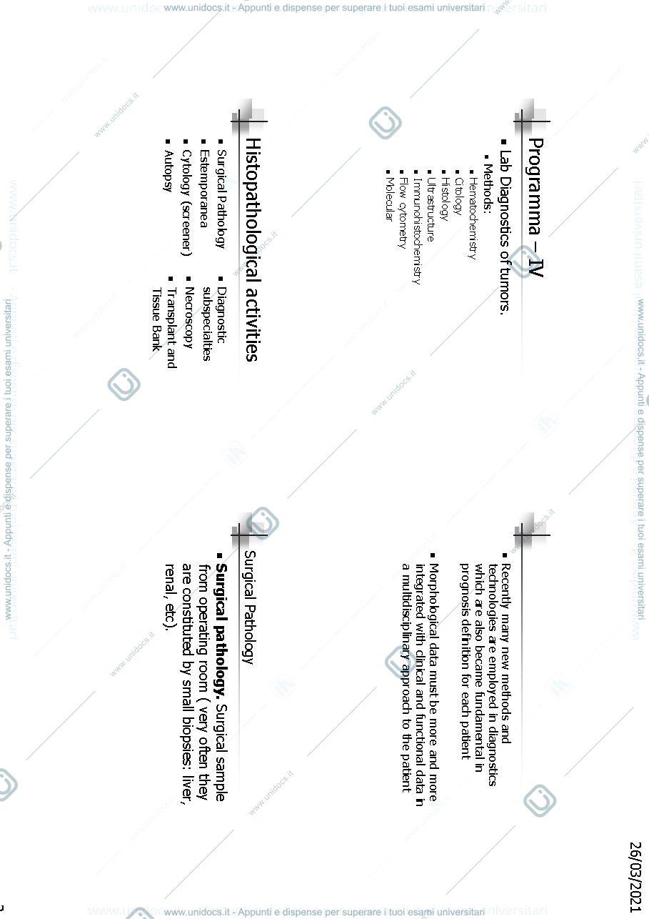 Anteprima pagina 2 — Slide Biomolecular basis of anatomical pathology