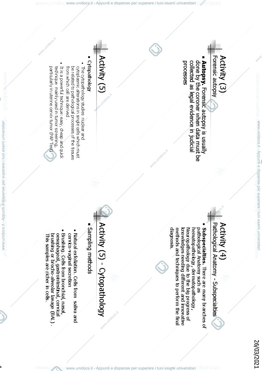 Anteprima pagina 4 — Slide Biomolecular basis of anatomical pathology