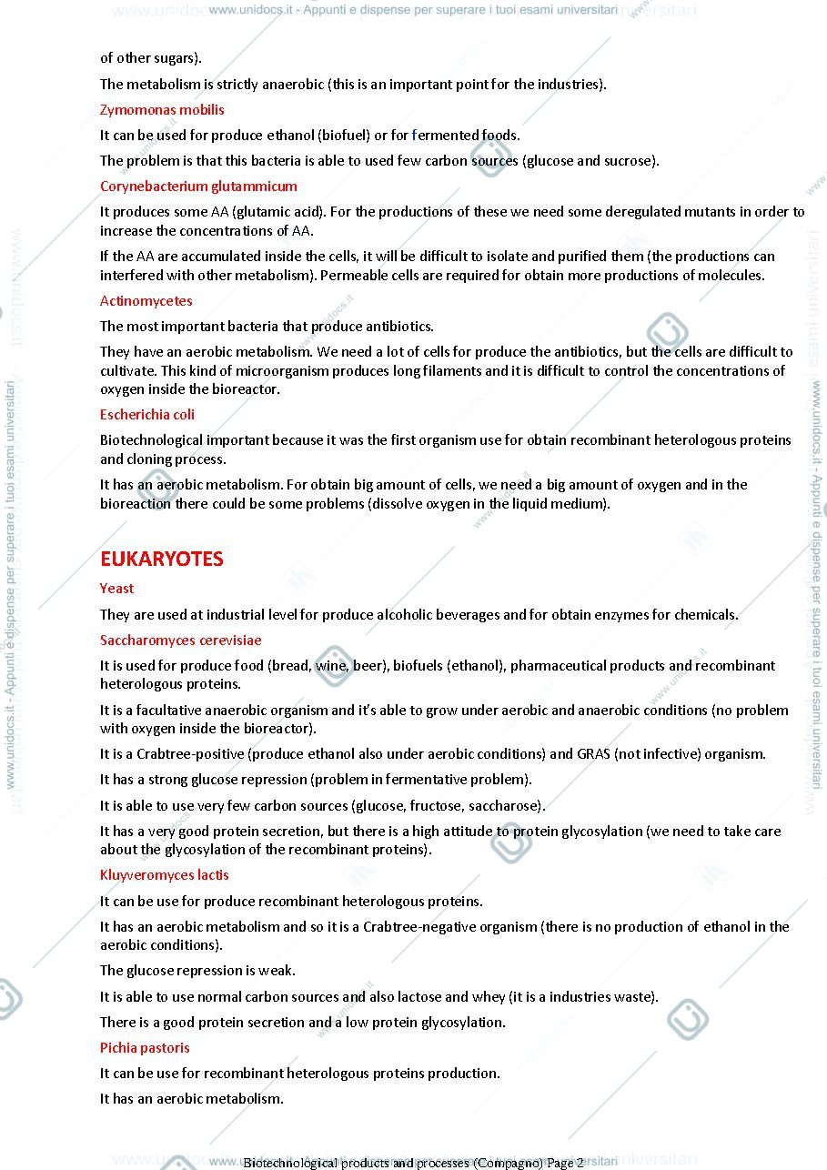 Anteprima pagina 2 — Biotechnological products and processes