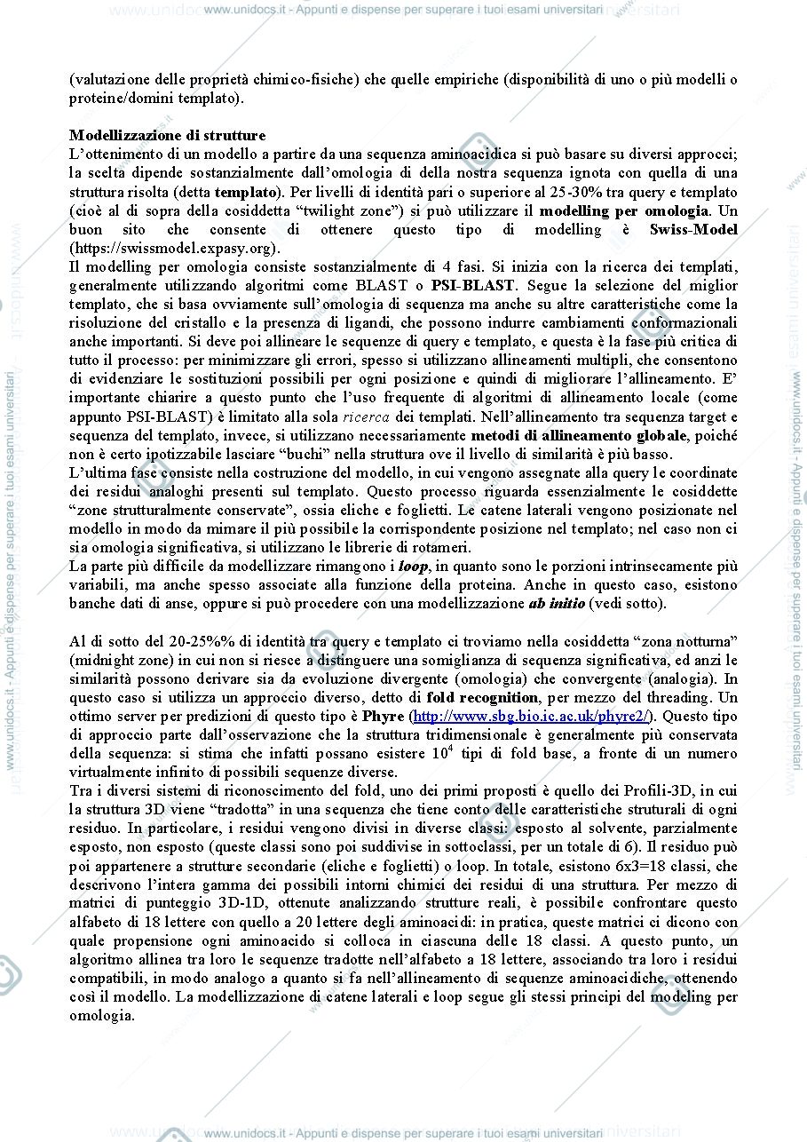 Anteprima pagina 4 — BIOTECNOLOGIA SINTETICA MOLECOLARE E COMPUTAZIONALE 