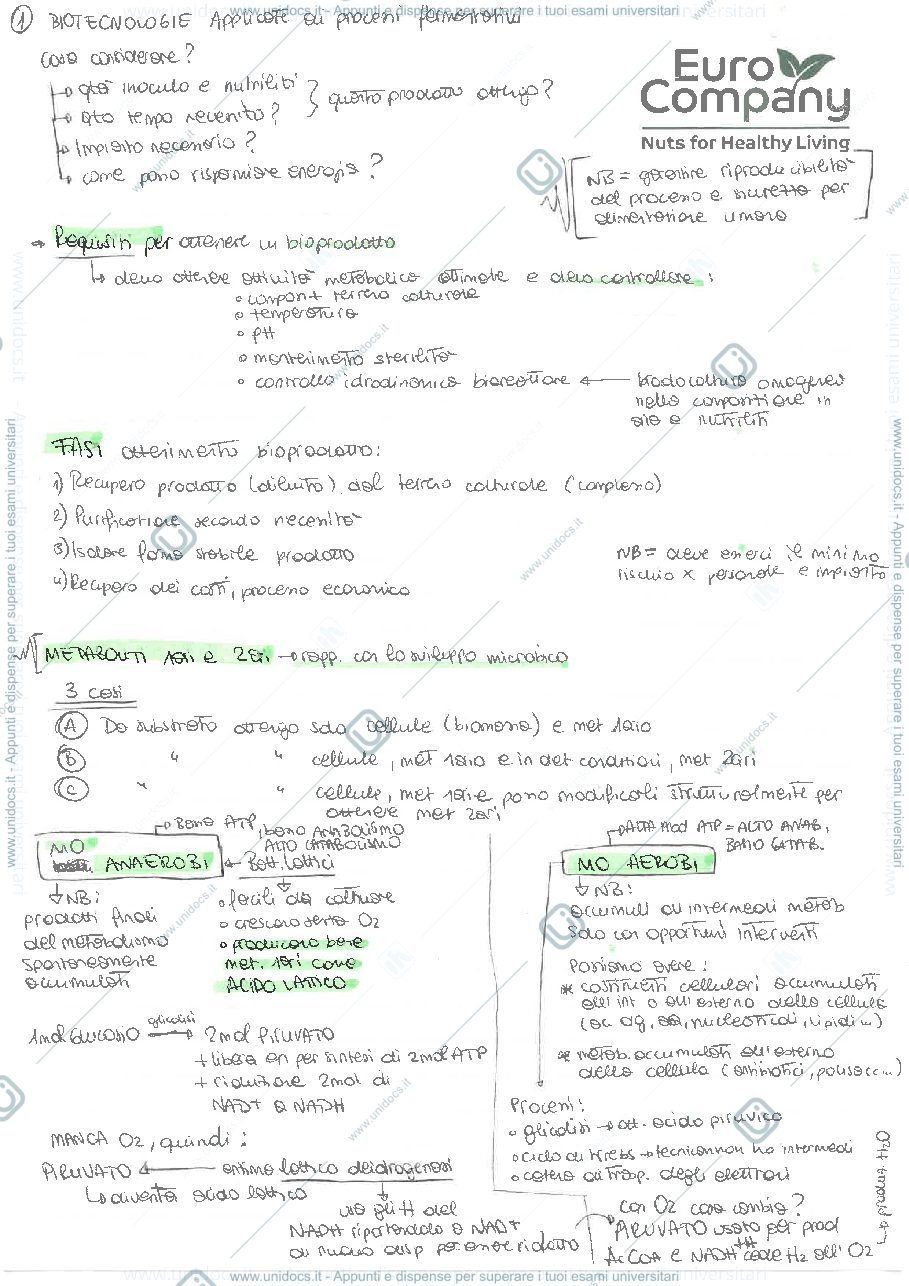 Anteprima pagina 1 — Schema riassuntivo completo