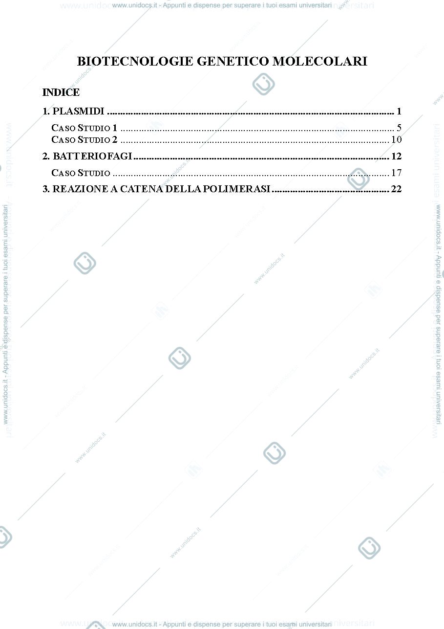 Anteprima pagina 1 — Biotecnologie Microbiche - modulo Arioli