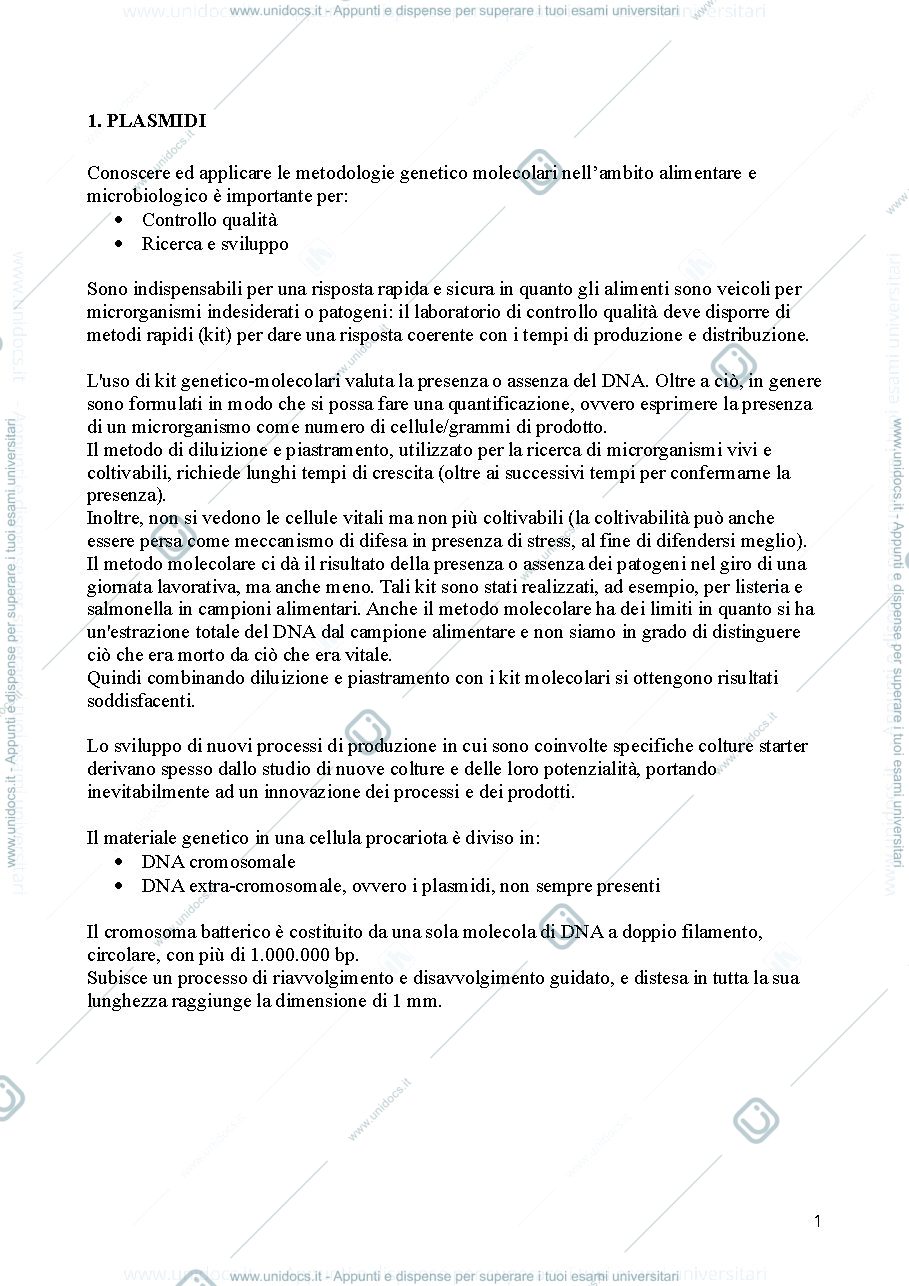 Anteprima pagina 2 — Biotecnologie Microbiche - modulo Arioli