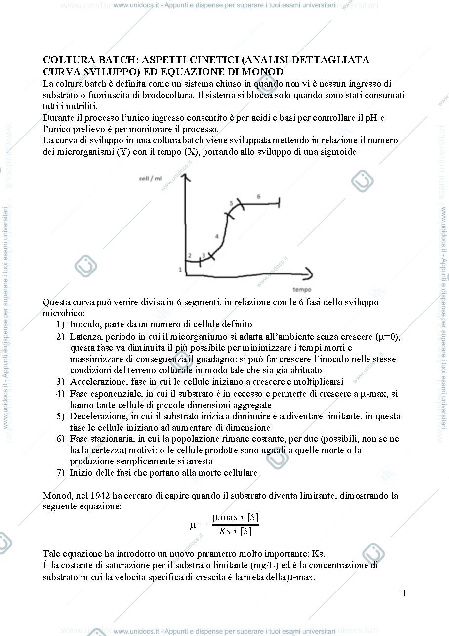 Anteprima pagina 1 — Domande aperte Bioctonologie microbiche - modulo Rollini