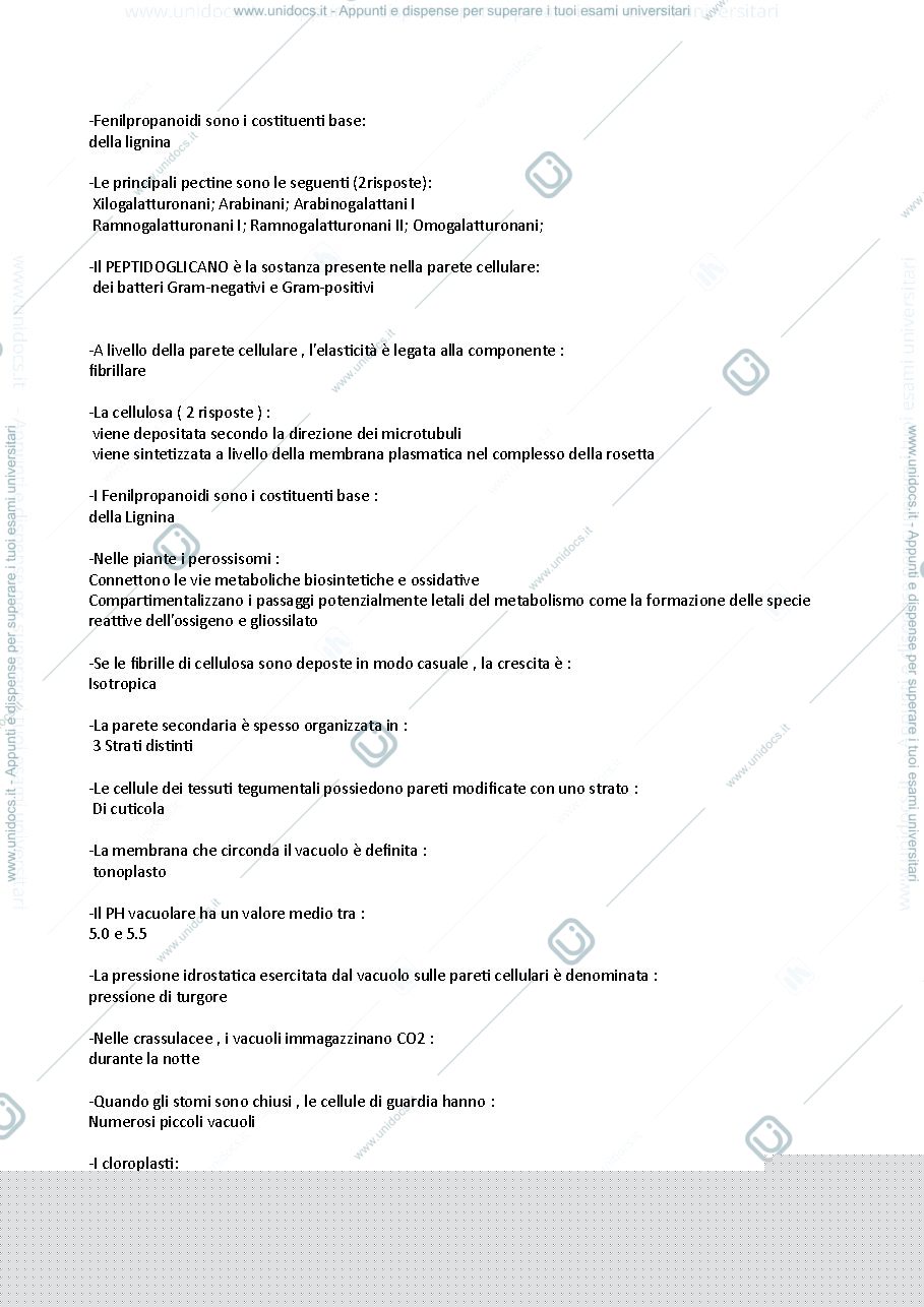 Anteprima pagina 2 — Botanica primo parziale