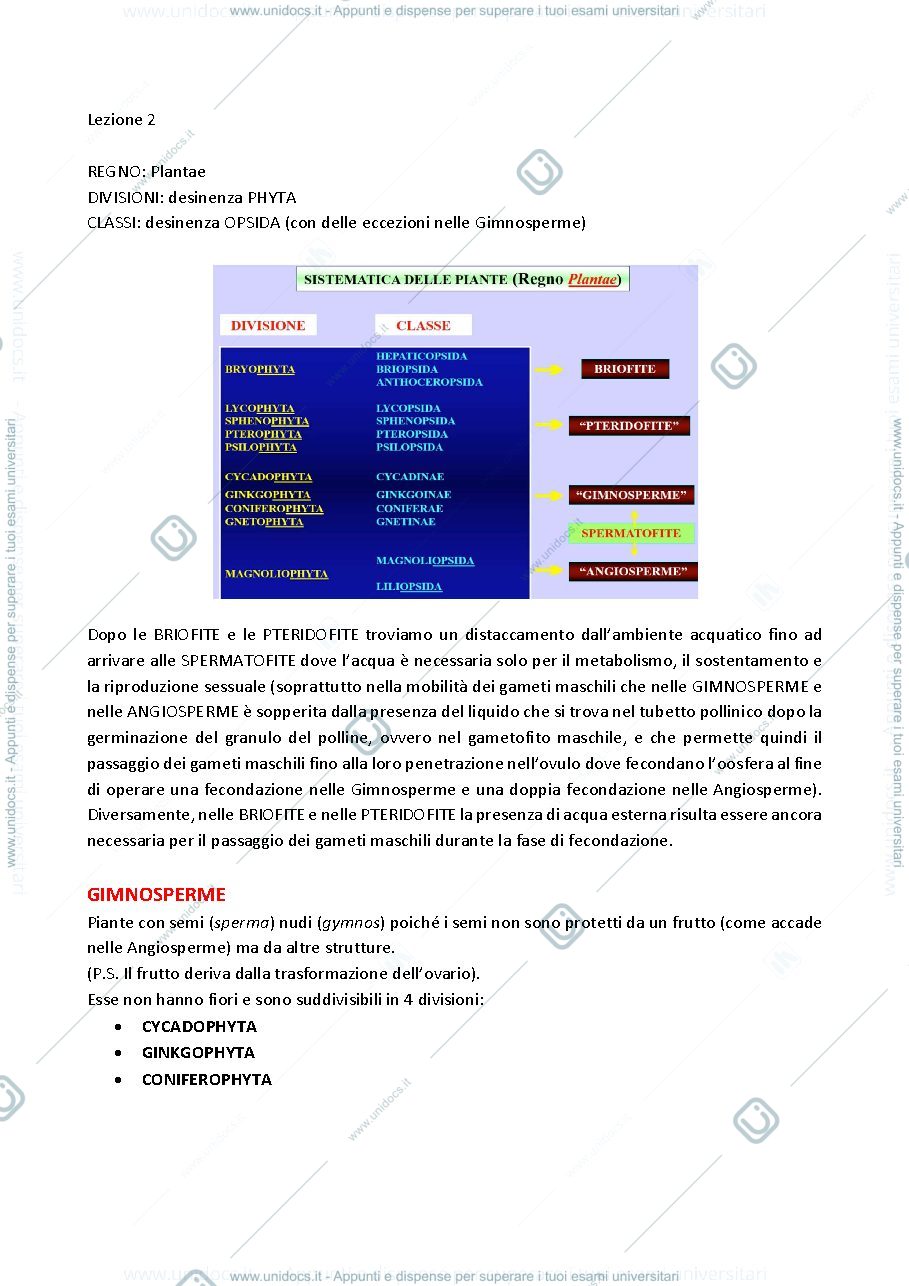 Anteprima pagina 1 — Botanica Sistematica - Donnini