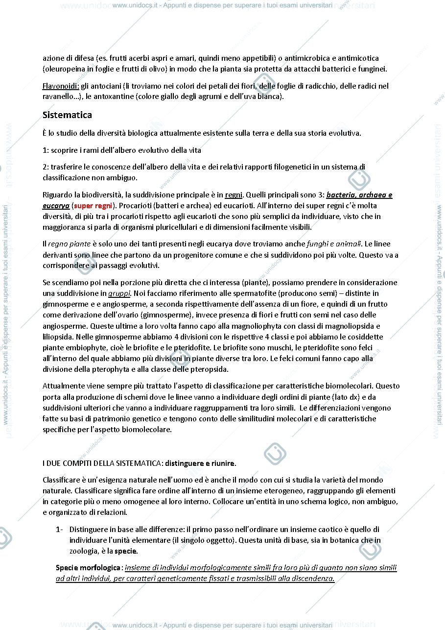 Anteprima pagina 2 — Botanica Sistematica - Donnini - 