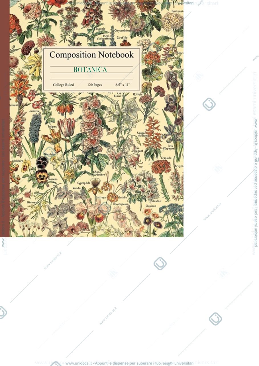 Anteprima pagina 1 — Botanica appunti lezione 