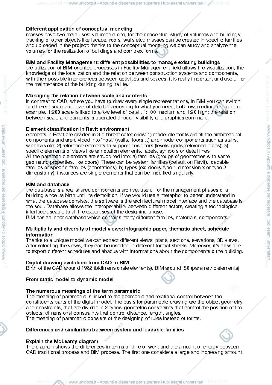 Anteprima pagina 2 — BIM Questions - short answers 