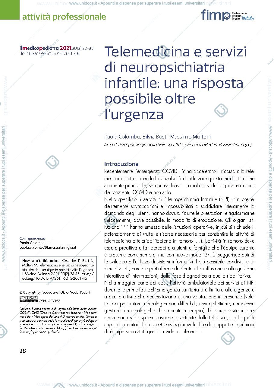 Anteprima pagina 1 — Appunti