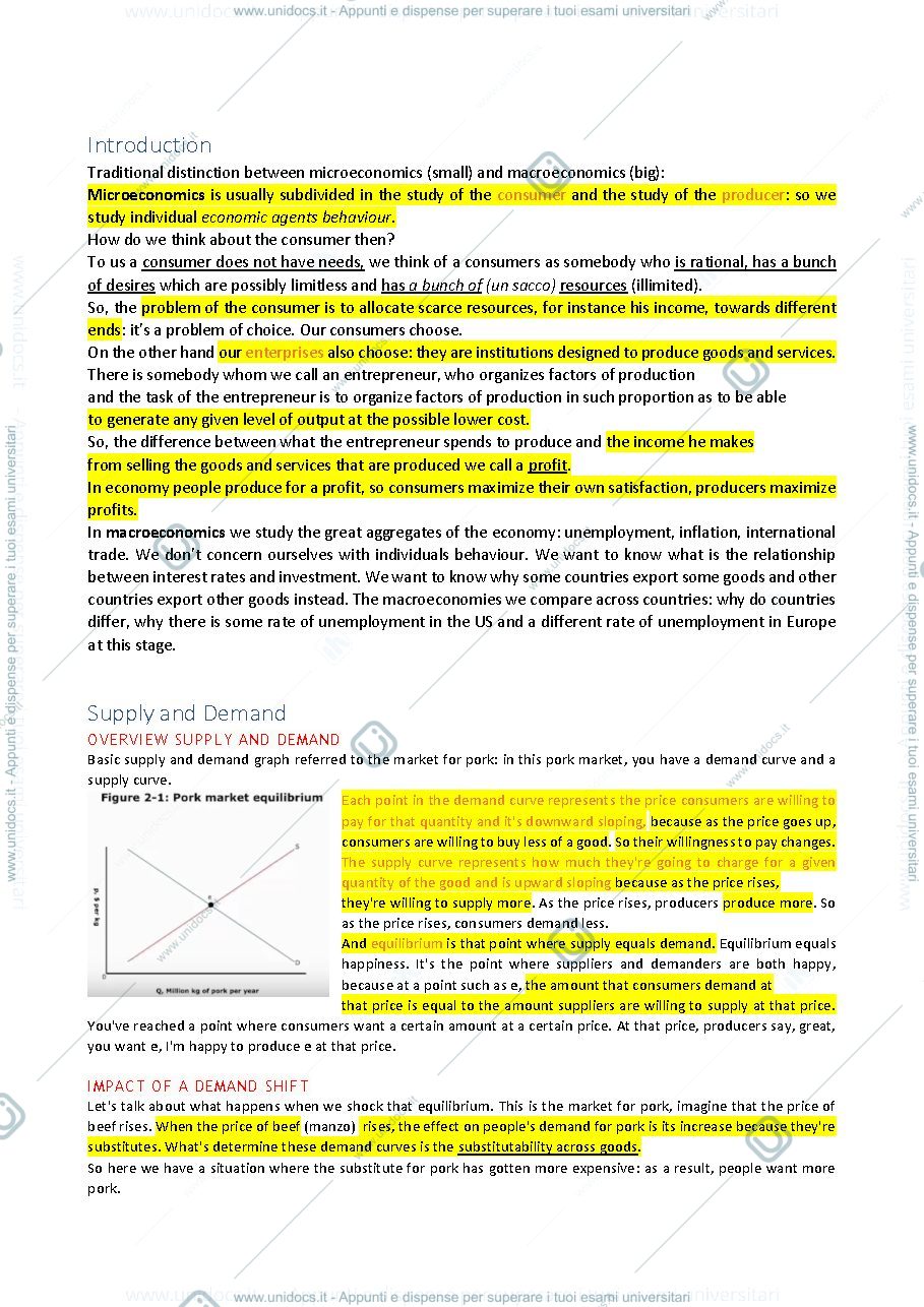 Anteprima pagina 1 — MOOC microeconomia