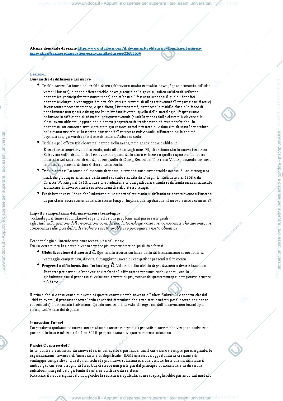 Anteprima pagina 1 — Business innovation