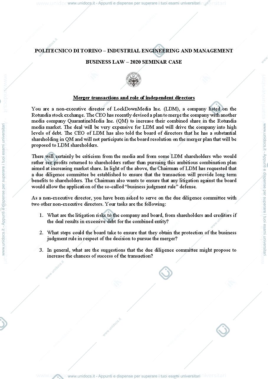 Anteprima pagina 1 — Seminar case