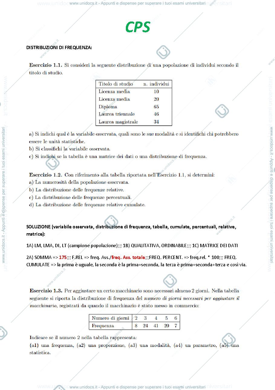 Anteprima pagina 1 — CPS esercizi