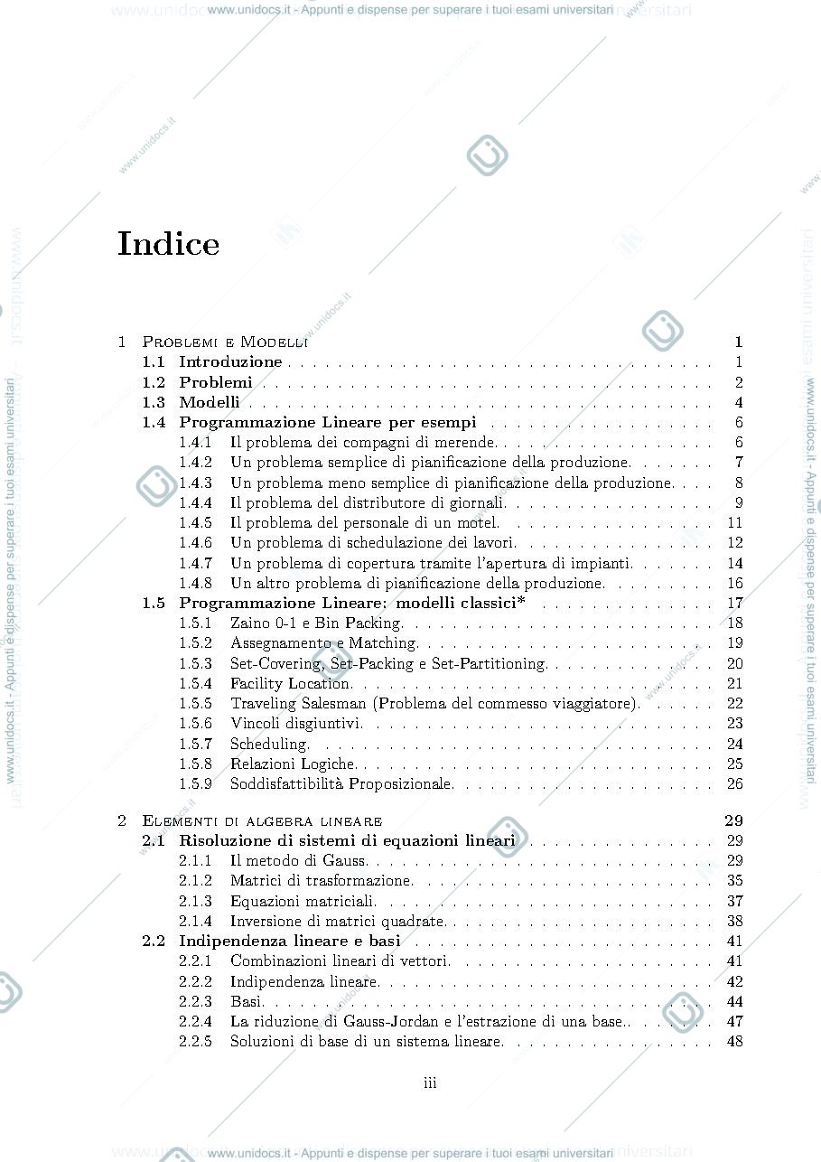 Anteprima pagina 5 — Appunti di calcolo matriciale e ricerca operativa