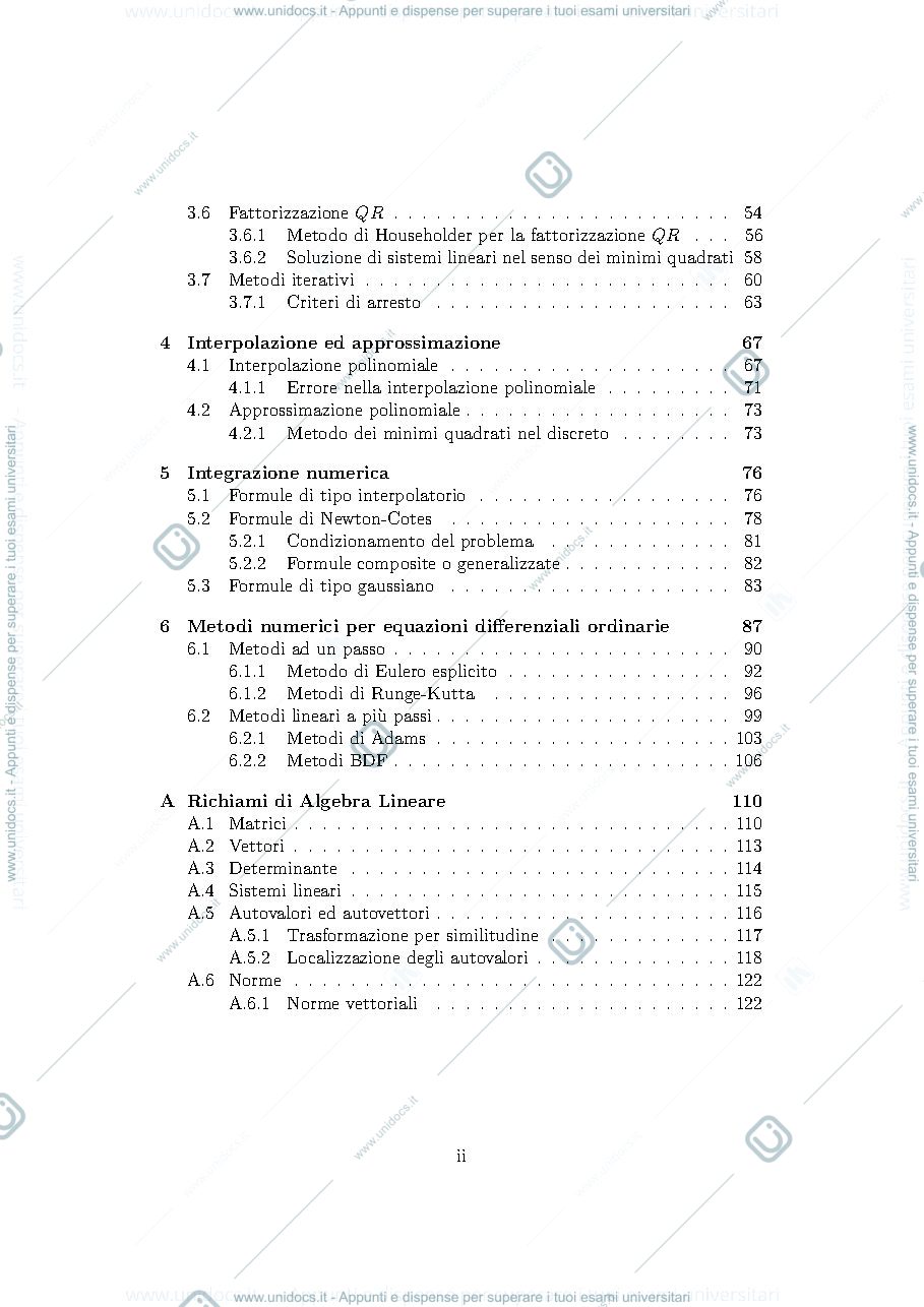 Anteprima pagina 3 — Dispense di Calcolo Numerico