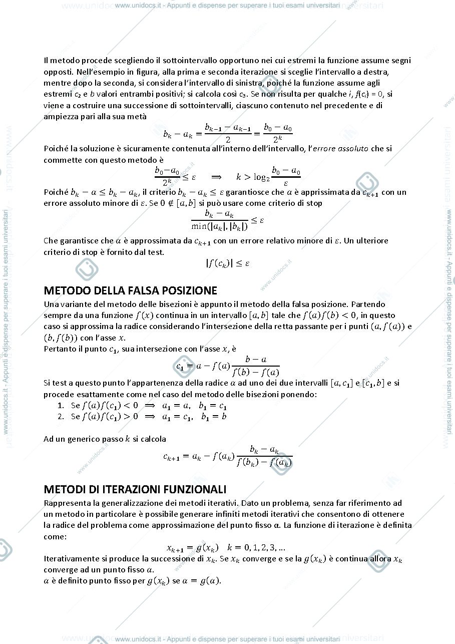 Anteprima pagina 3 — APPUNTI Calcolo Numerico