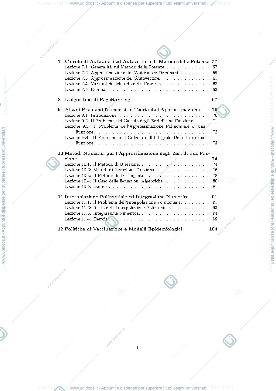 Anteprima pagina 3 — LEZIONI DI CALCOLO NUMERICO