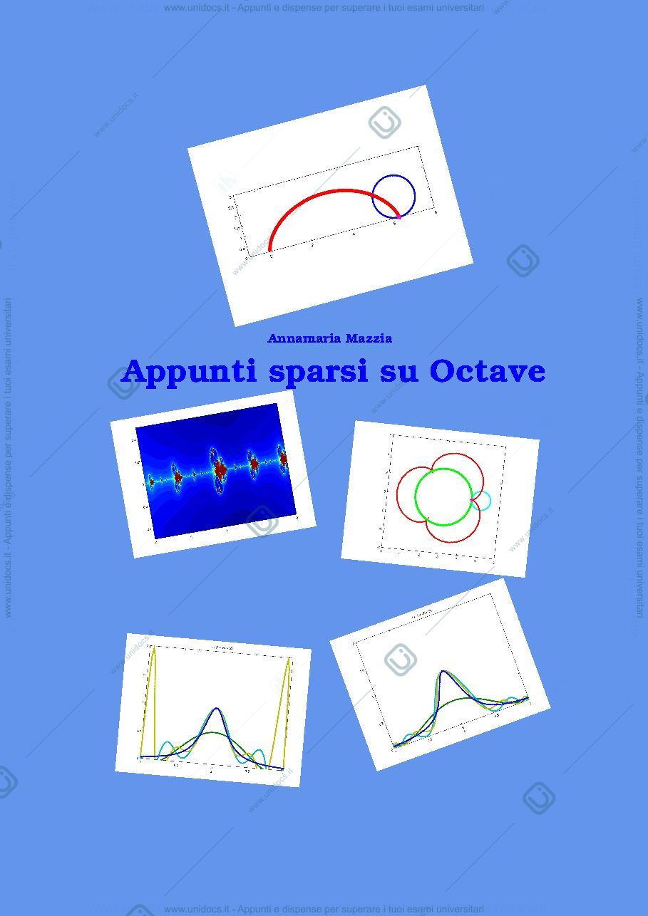 Anteprima pagina 1 — appunti esame matlab 