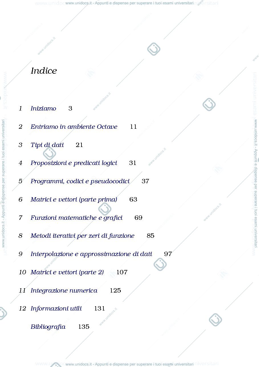 Anteprima pagina 5 — appunti esame matlab 