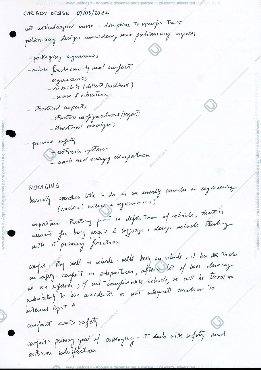 Anteprima pagina 1 — Car body design notes