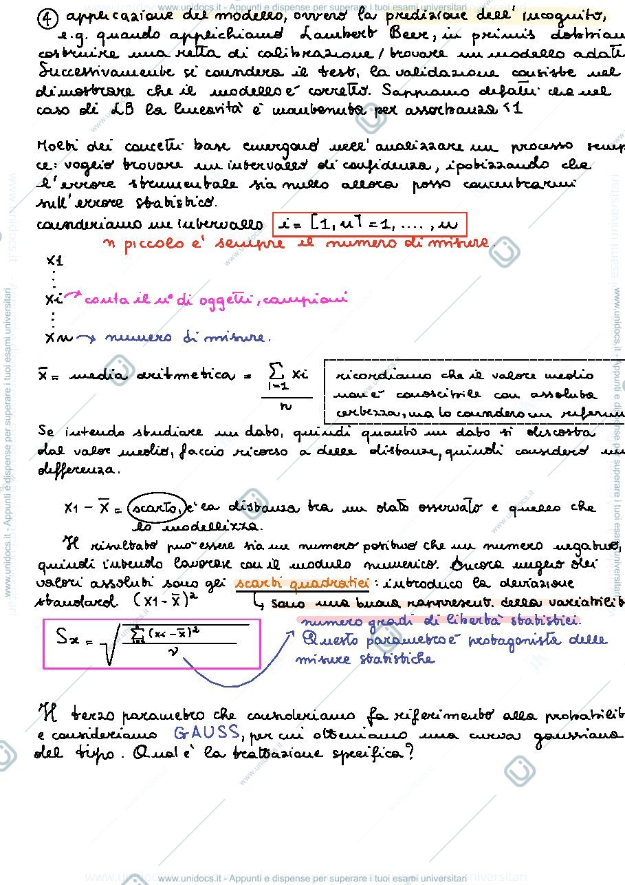 Anteprima pagina 4 — Chemiometria