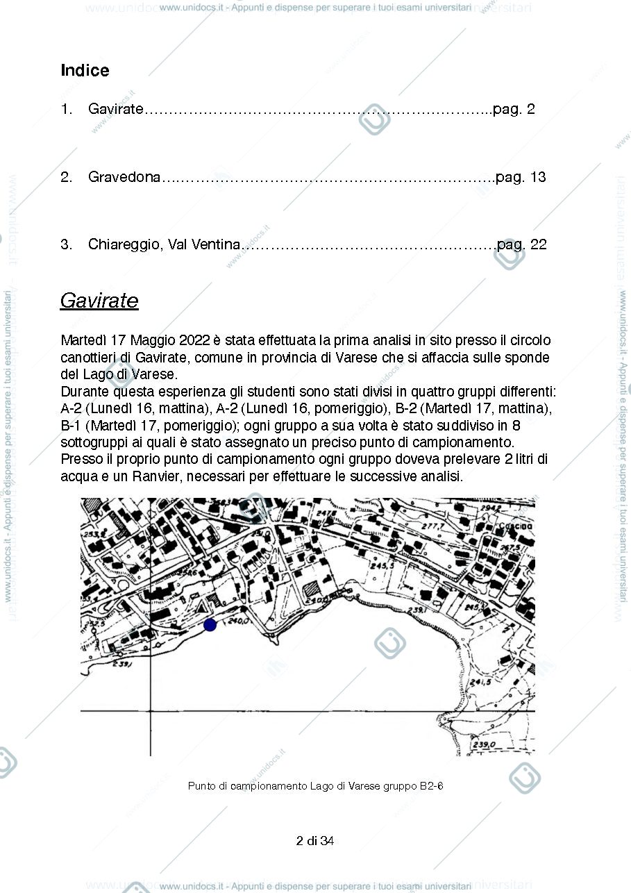 Anteprima pagina 2 — relazione uscita