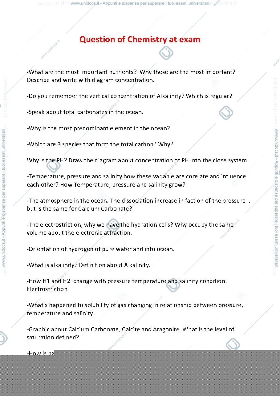 Anteprima pagina 1 — Some oral questions 