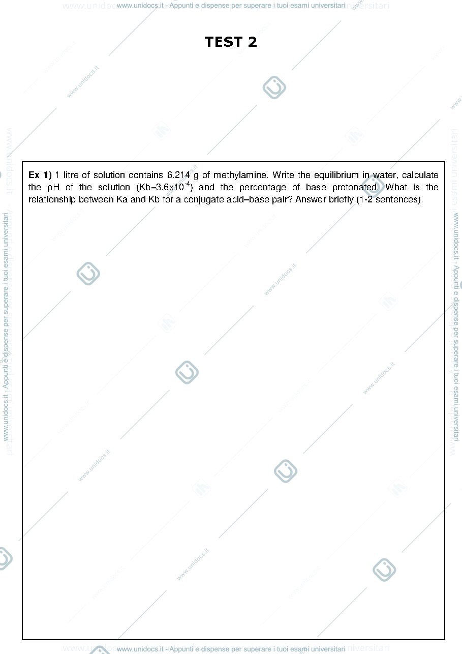 Anteprima pagina 1 — Exam example 2