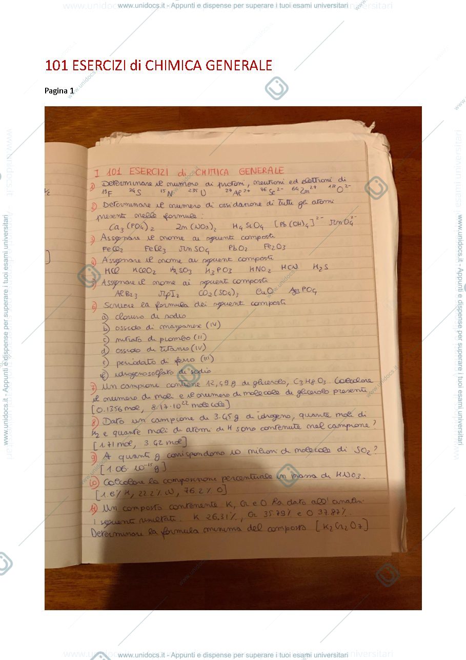 Anteprima pagina 1 — Domande esame