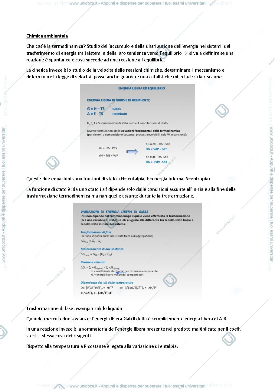 Anteprima pagina 1 — Chimica ambientale 1