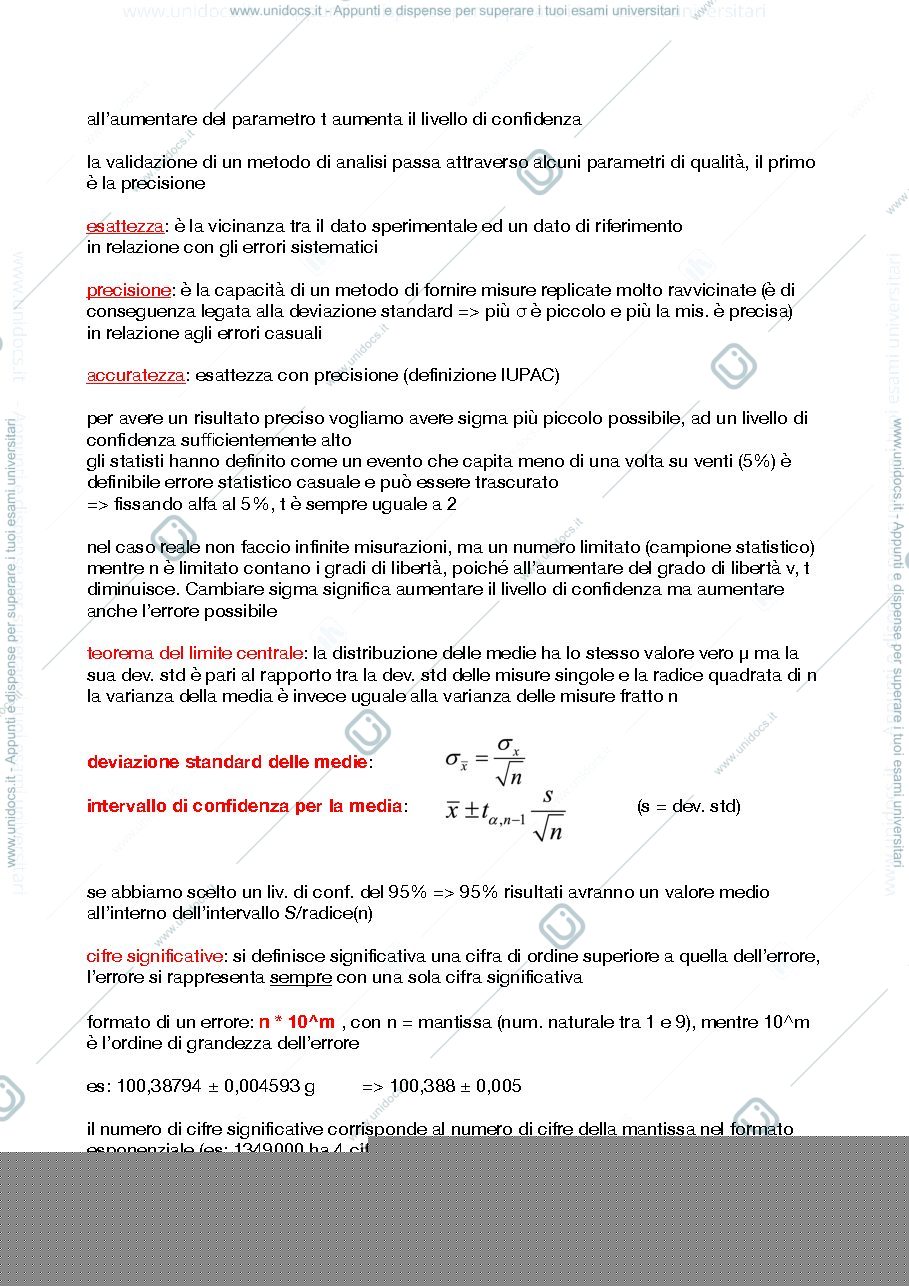 Anteprima pagina 2 — Chimica analitica 2 - statistica
