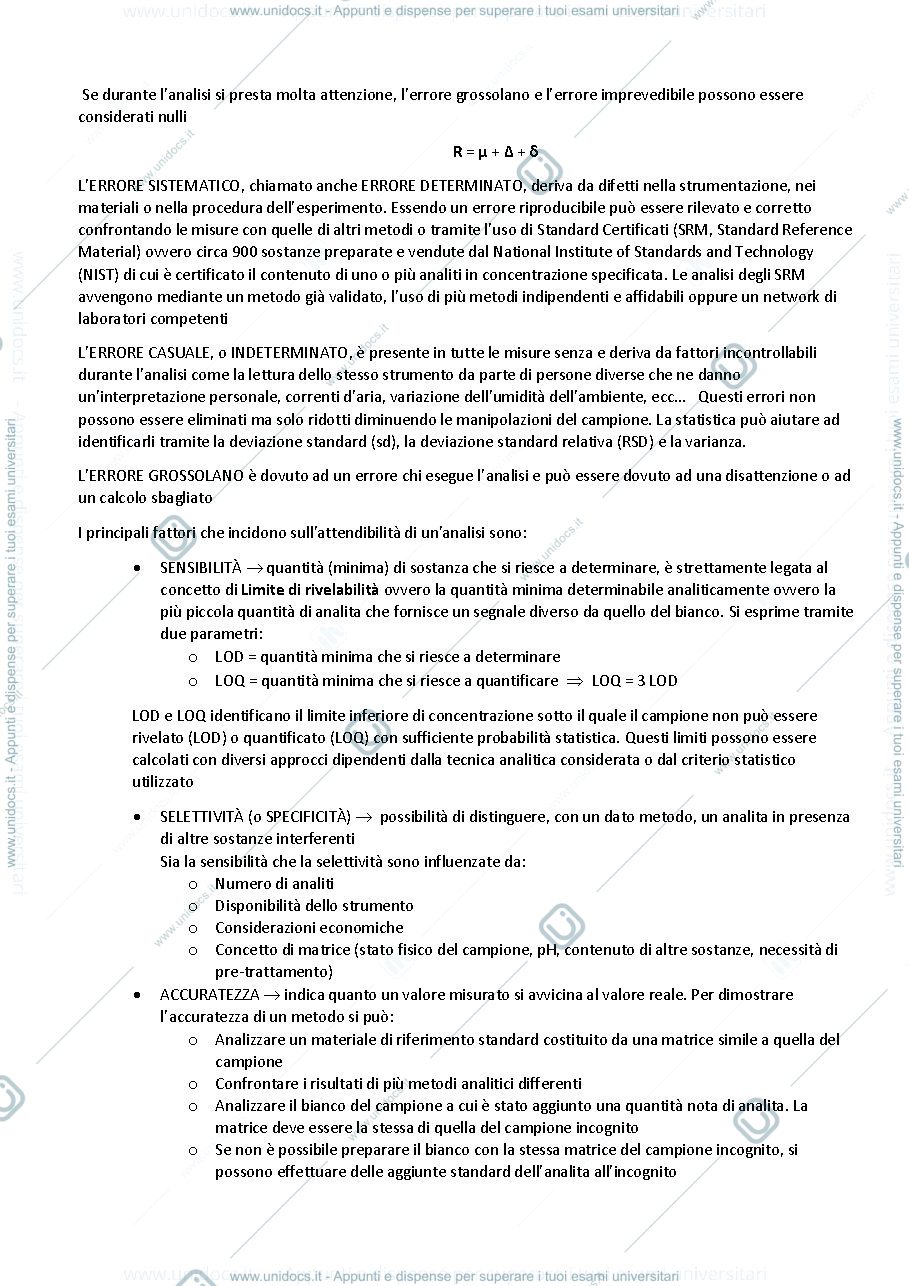 Anteprima pagina 3 — Appunti Chimica Analitica 2