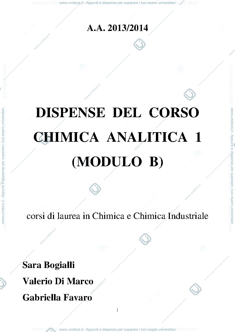 Anteprima pagina 1 — Esercitazioni laboratorio di quantitativa
