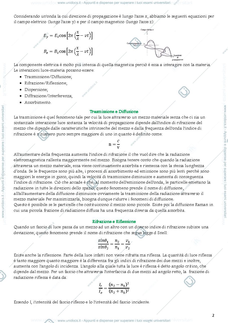 Anteprima pagina 2 — Chimica Analitica II modulo teorico